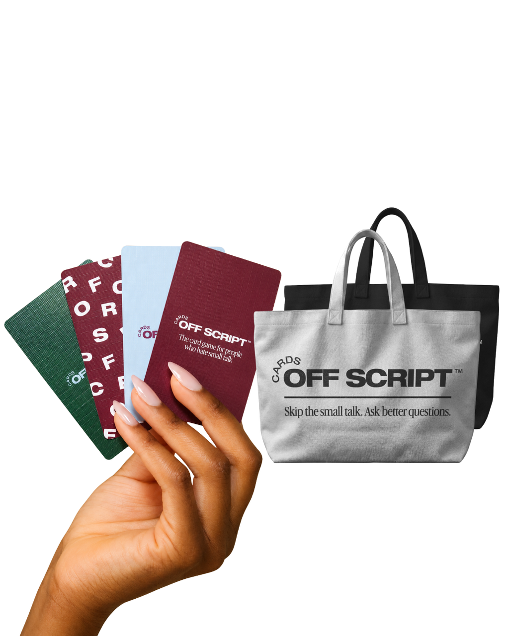 OFF SCRIPT DECK + ZIPPERED TOTE